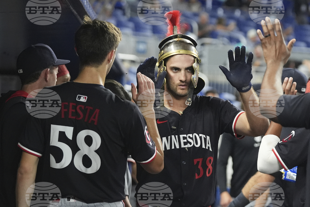 Twins Marlins Baseball