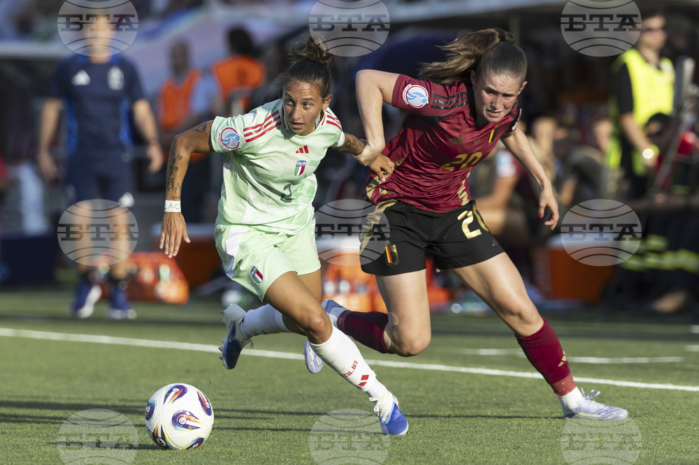 Euro 2025 Belgium Italy Soccer
