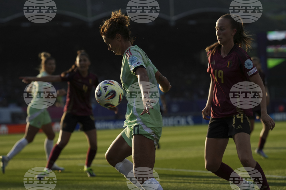Euro 2025 Belgium Italy Soccer
