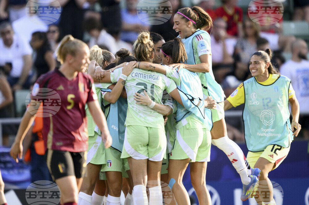Euro 2025 Belgium Italy Soccer