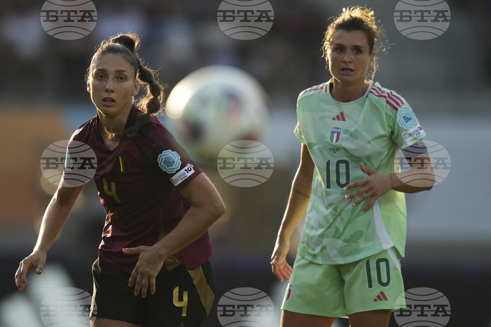 Euro 2025 Belgium Italy Soccer
