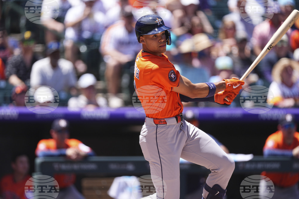 Astros Rockies Baseball