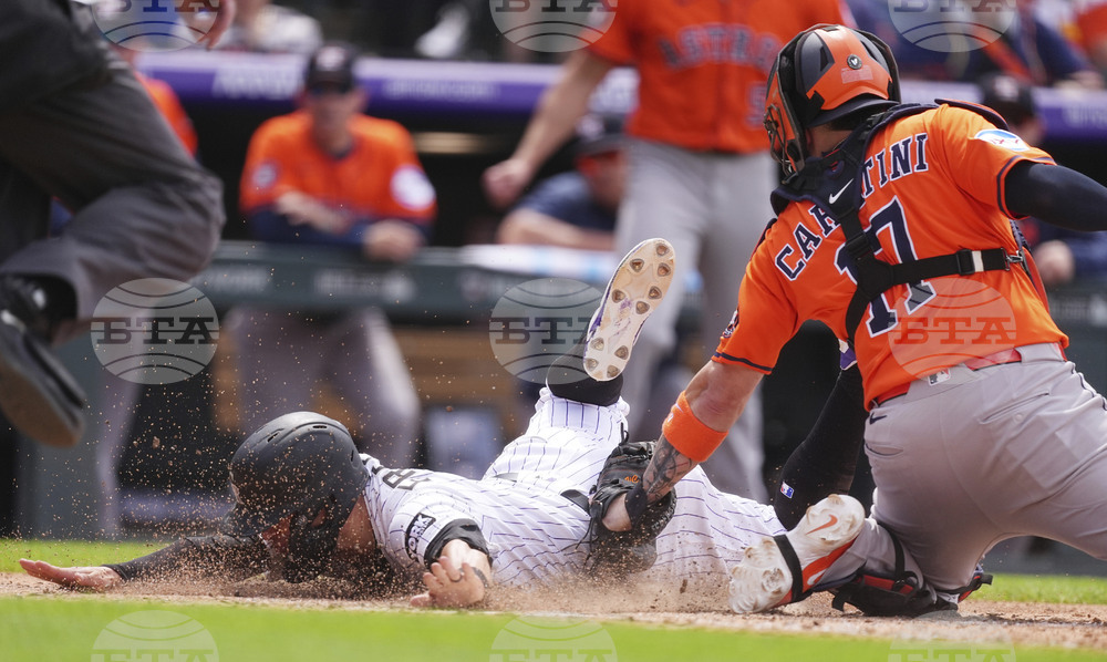 Astros Rockies Baseball