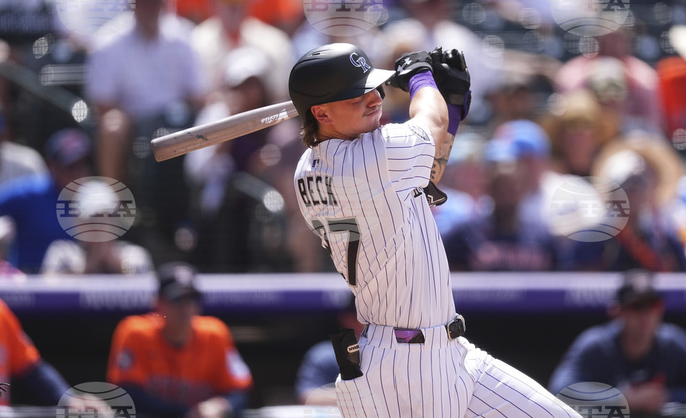 Astros Rockies Baseball