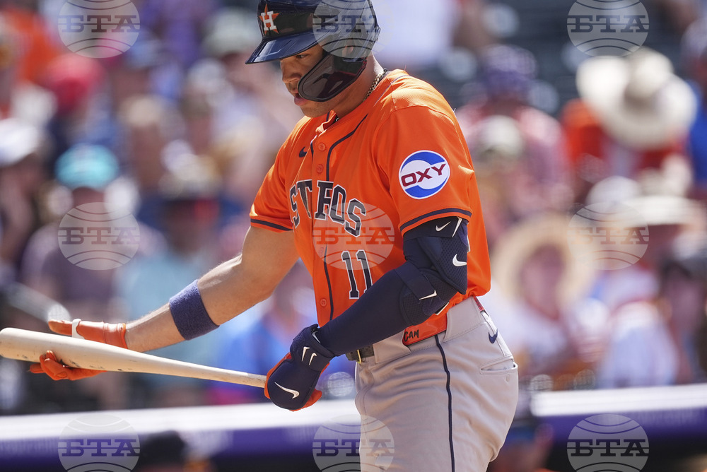 Astros Rockies Baseball