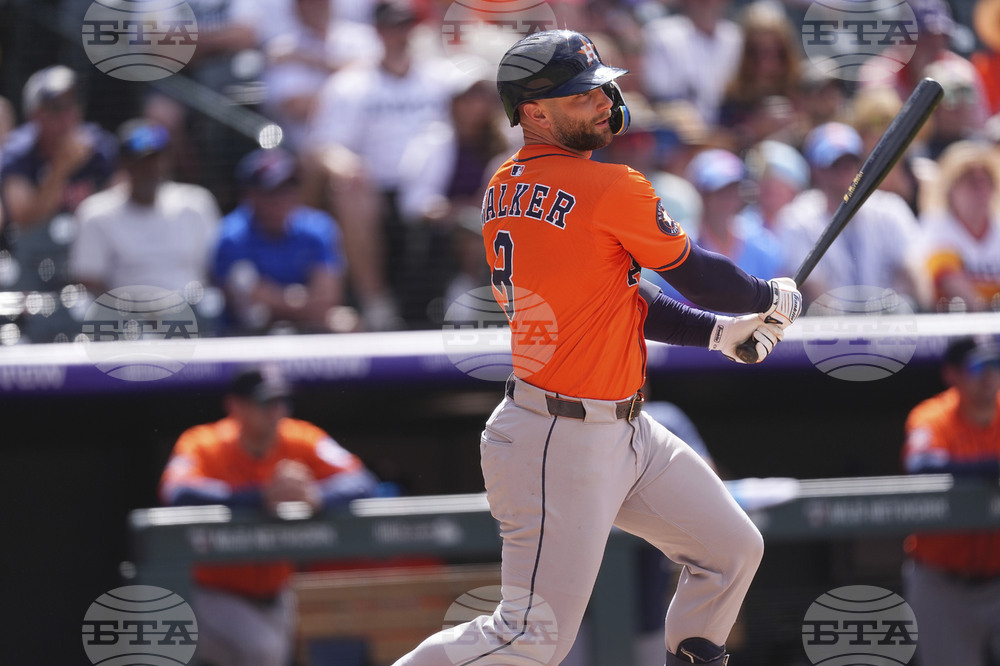 Astros Rockies Baseball