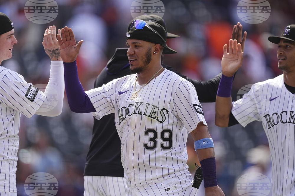 Astros Rockies Baseball