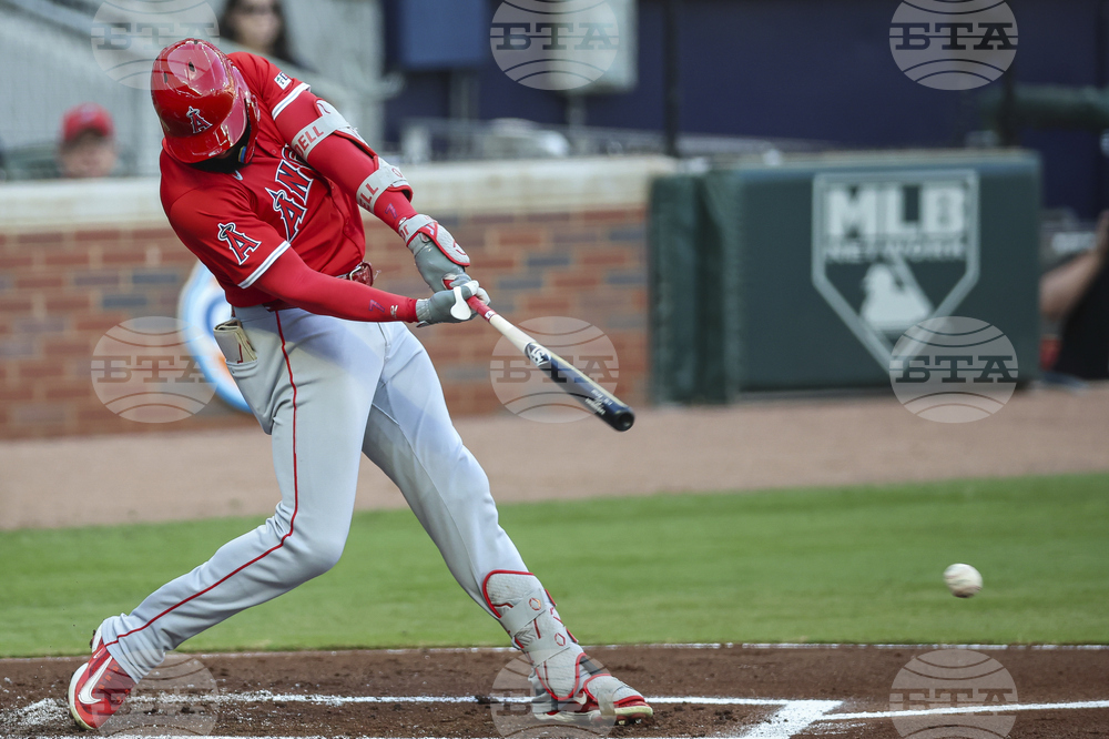 Angels Braves Baseball