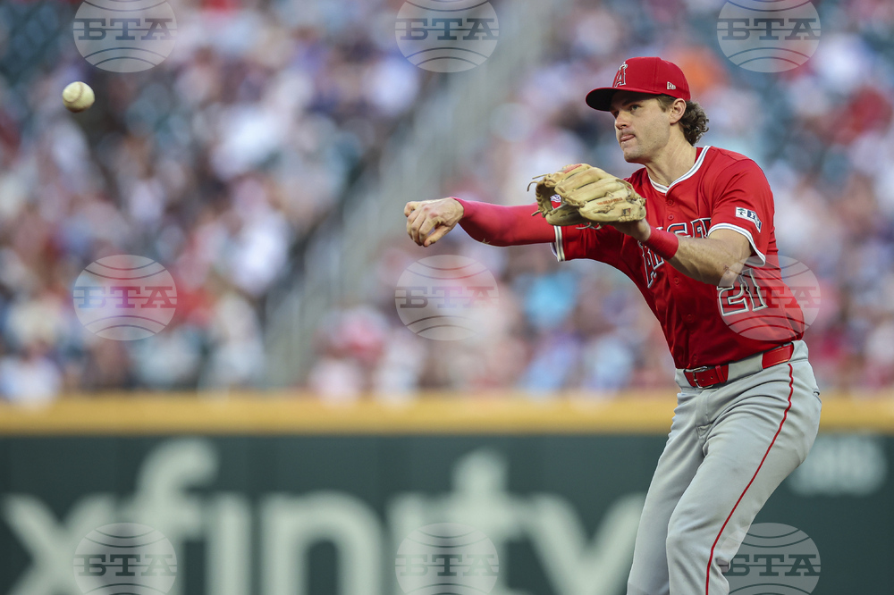 Angels Braves Baseball