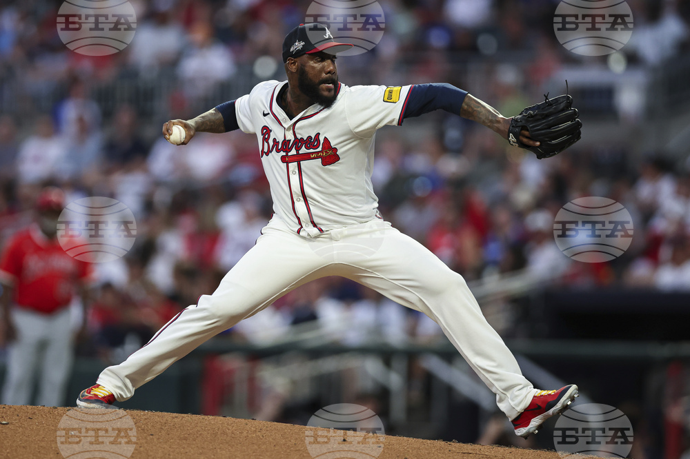 Angels Braves Baseball