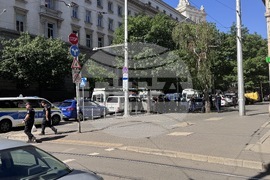 Засилено полицейско присъствие около сградите на Народното събрание, Министерския съвет и президентството