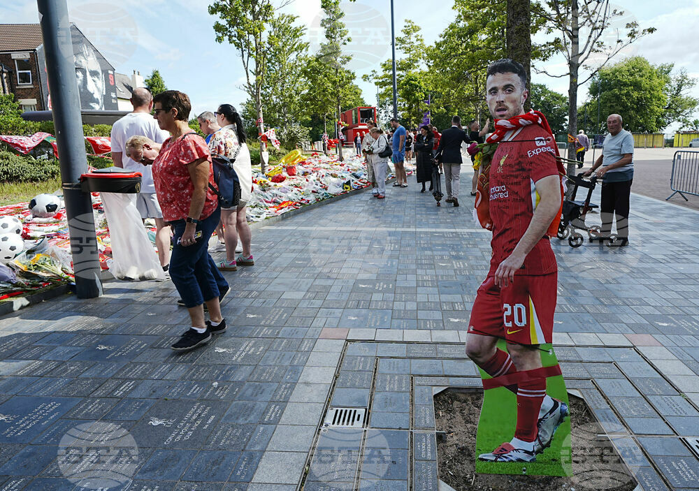 Britain Soccer Liverpool Jota