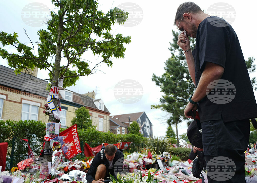 Britain Soccer Liverpool Jota