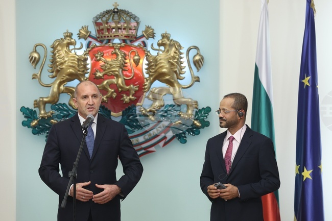 Без решаващата роля на Оман казусът с кораба Galaxy Leader не би могъл да бъде разрешен, заяви президентът Румен Радев