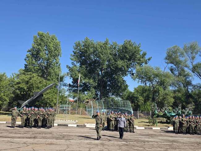 Ритуал по полагане на военна клетва се състоя във военно формирование 22 320 – Божурище 