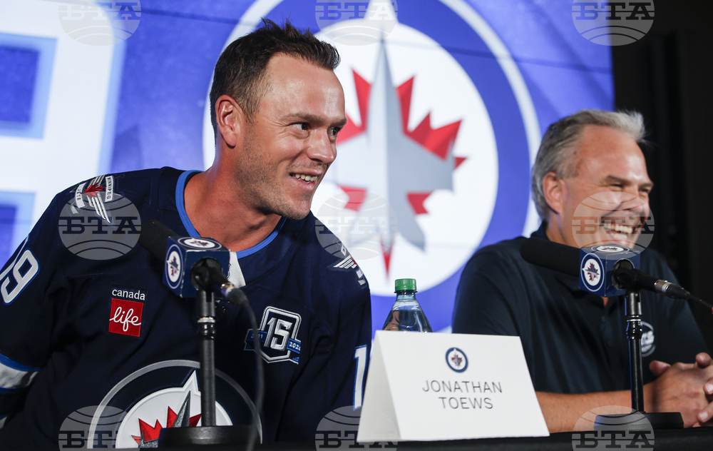 Jets Toews Hockey