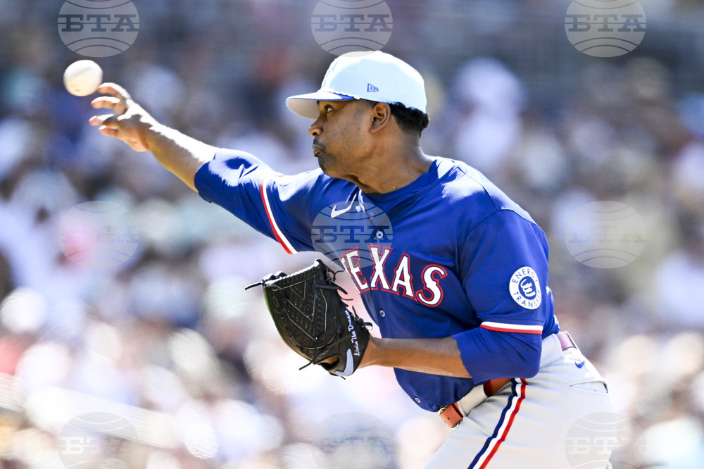 Rangers Padres Baseball