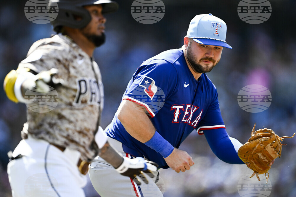 Rangers Padres Baseball