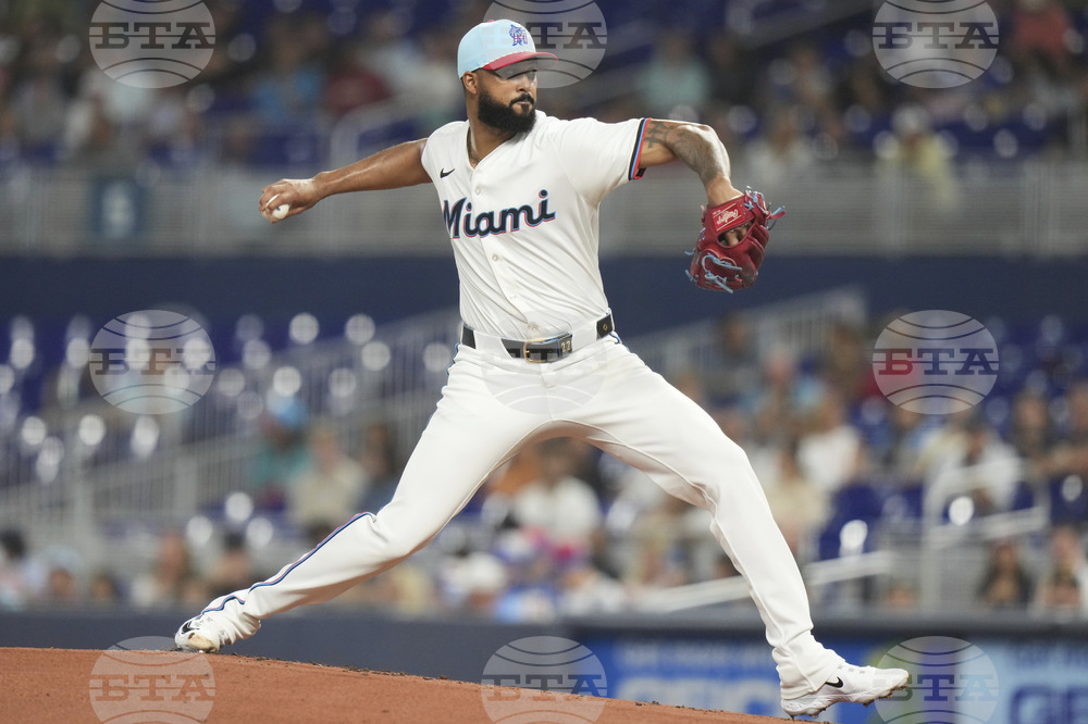 Brewers Marlins Baseball