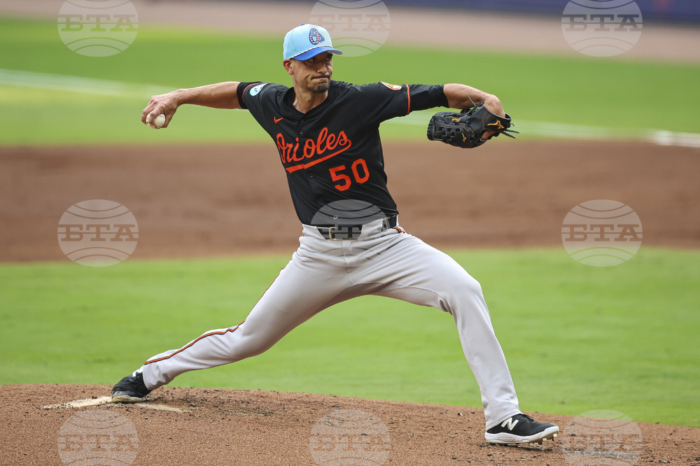 Orioles Braves Baseball