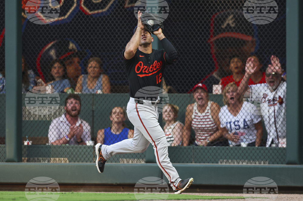 Orioles Braves Baseball