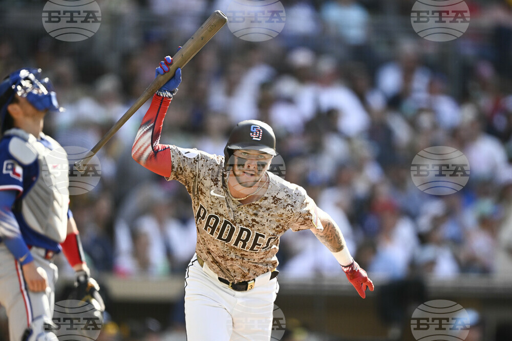 Rangers Padres Baseball