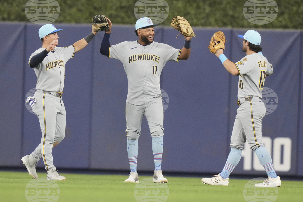 Brewers Marlins Baseball