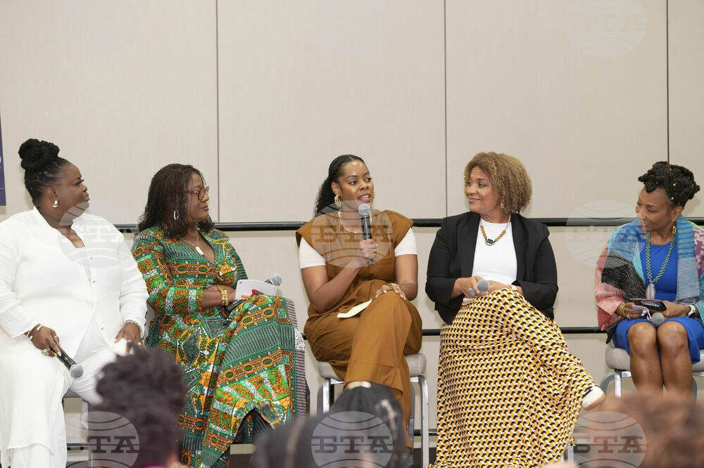 Shaylyn Cochran speaks at the NCBCP/Black Women's Roundtable