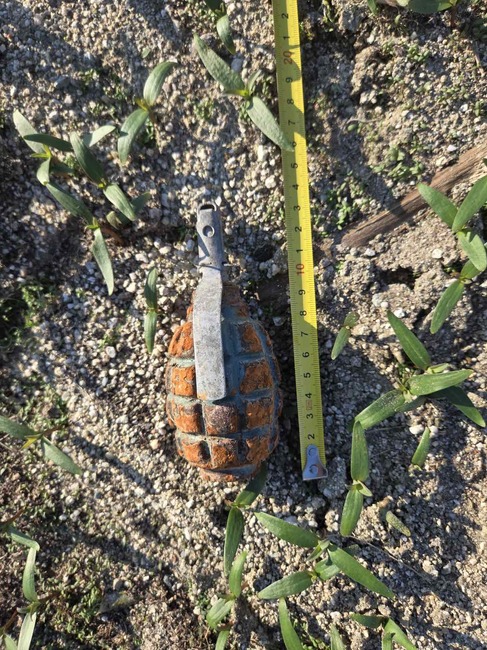 Обезвредиха корозирала ръчна граната, открита до стената на язовир „Климент” 