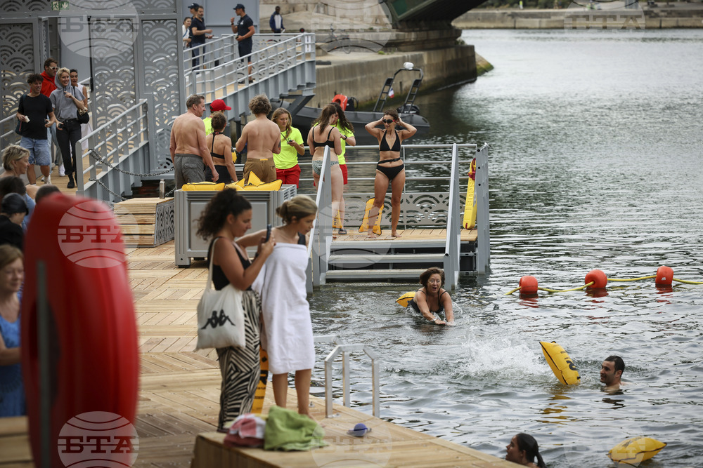France Seine Swimming