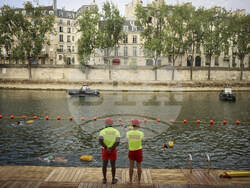 France Seine Swimming