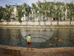 France Seine Swimming