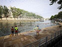 France Seine Swimming