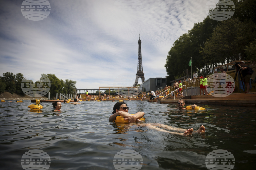 France Seine Swimming