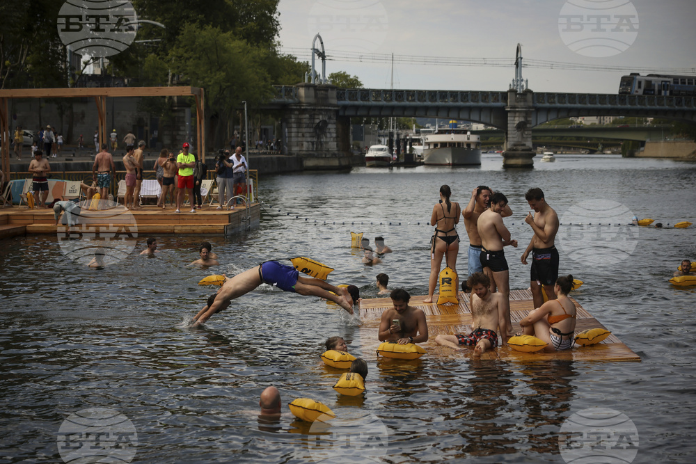 France Seine Swimming