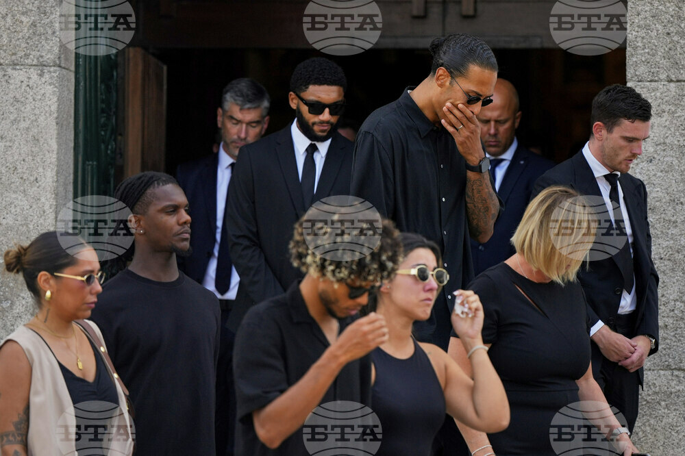 APTOPIX Portugal Jota Funeral