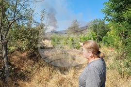 Село Звезделина - смесен горски масив - пожар