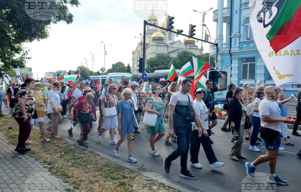 Варна - протест - лев -евро