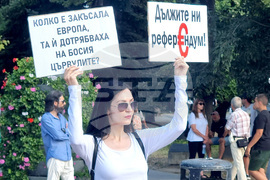 Варна - протест - лев -евро