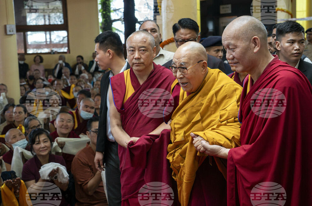APTOPIX India Dalai Lama Birthday