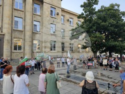 Русе - протест срещу еврото