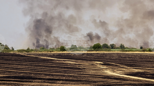 Възникнал е пожар в местност Табаните между Локорско и Кремиковци, работи се по доизгасяването му, съобщиха от пожарната