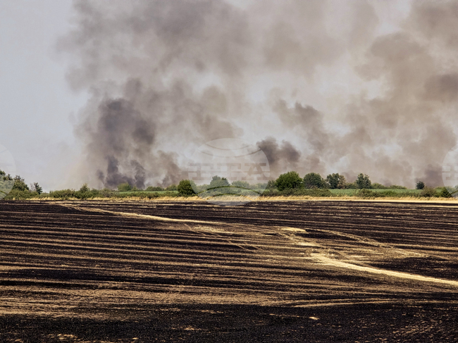 Възникнал е пожар в местност Табаните между Локорско и Кремиковци, работи се по доизгасяването му, съобщиха от пожарната