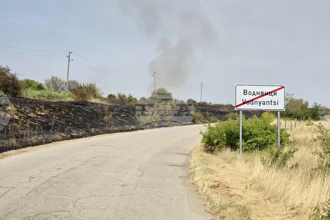Два съседни имота са изгорели във видинското село Воднянци