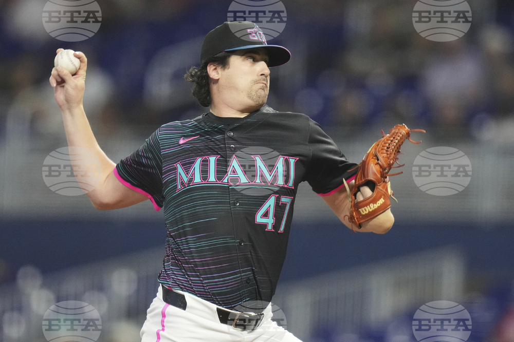 Brewers Marlins Baseball