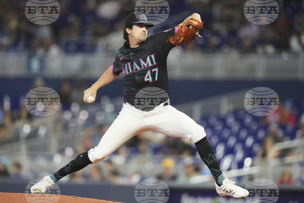Brewers Marlins Baseball