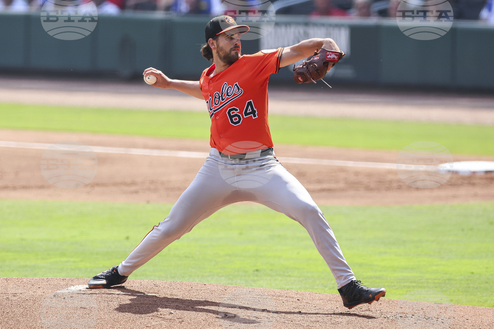 Orioles Braves Baseball