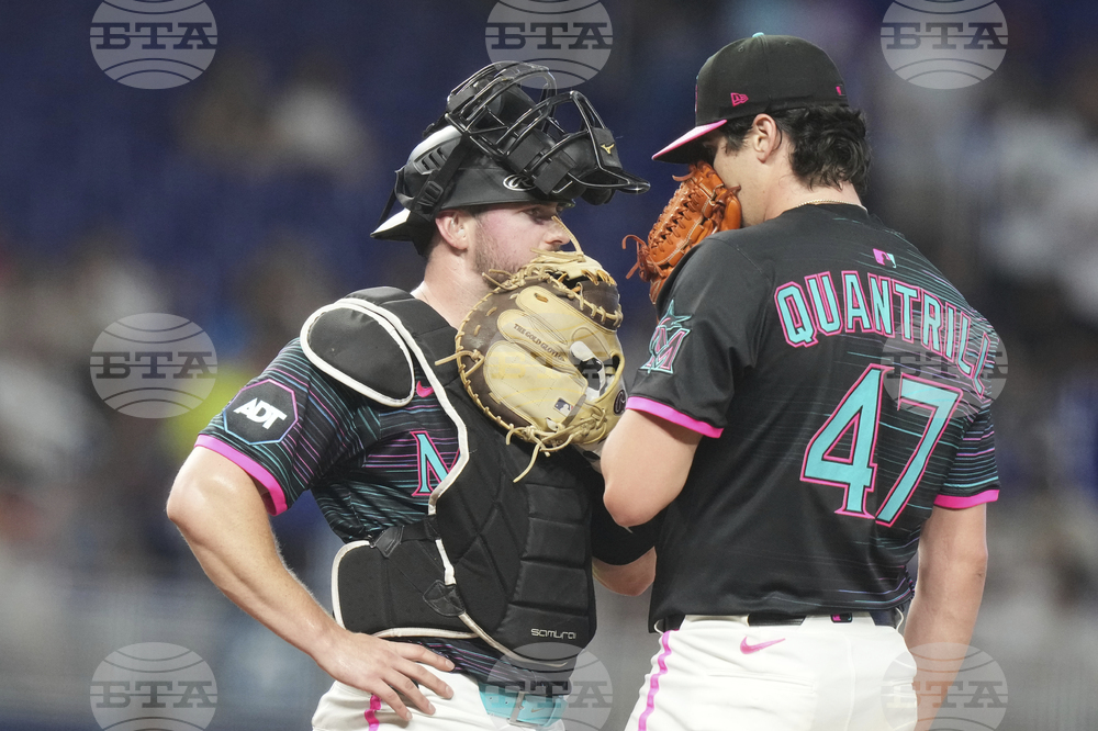 Brewers Marlins Baseball