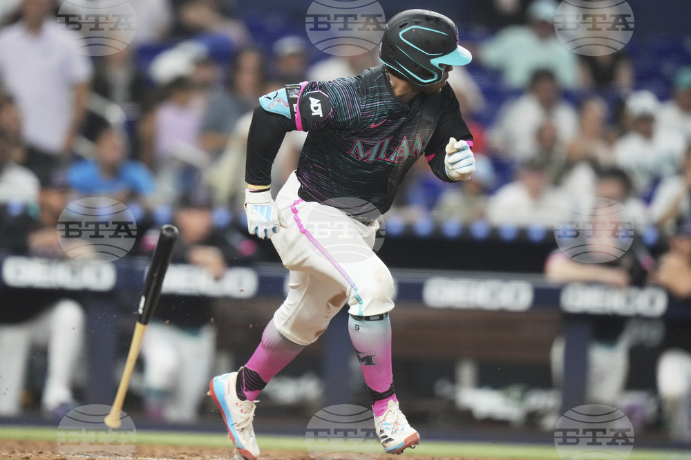 Brewers Marlins Baseball