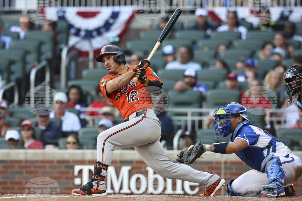 Orioles Braves Baseball